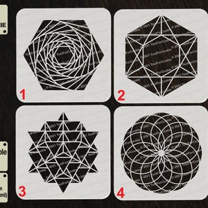 Sacred Geometry Stencil