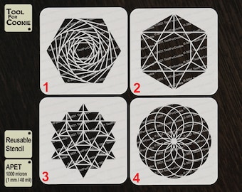 Sacred Geometry Stencil