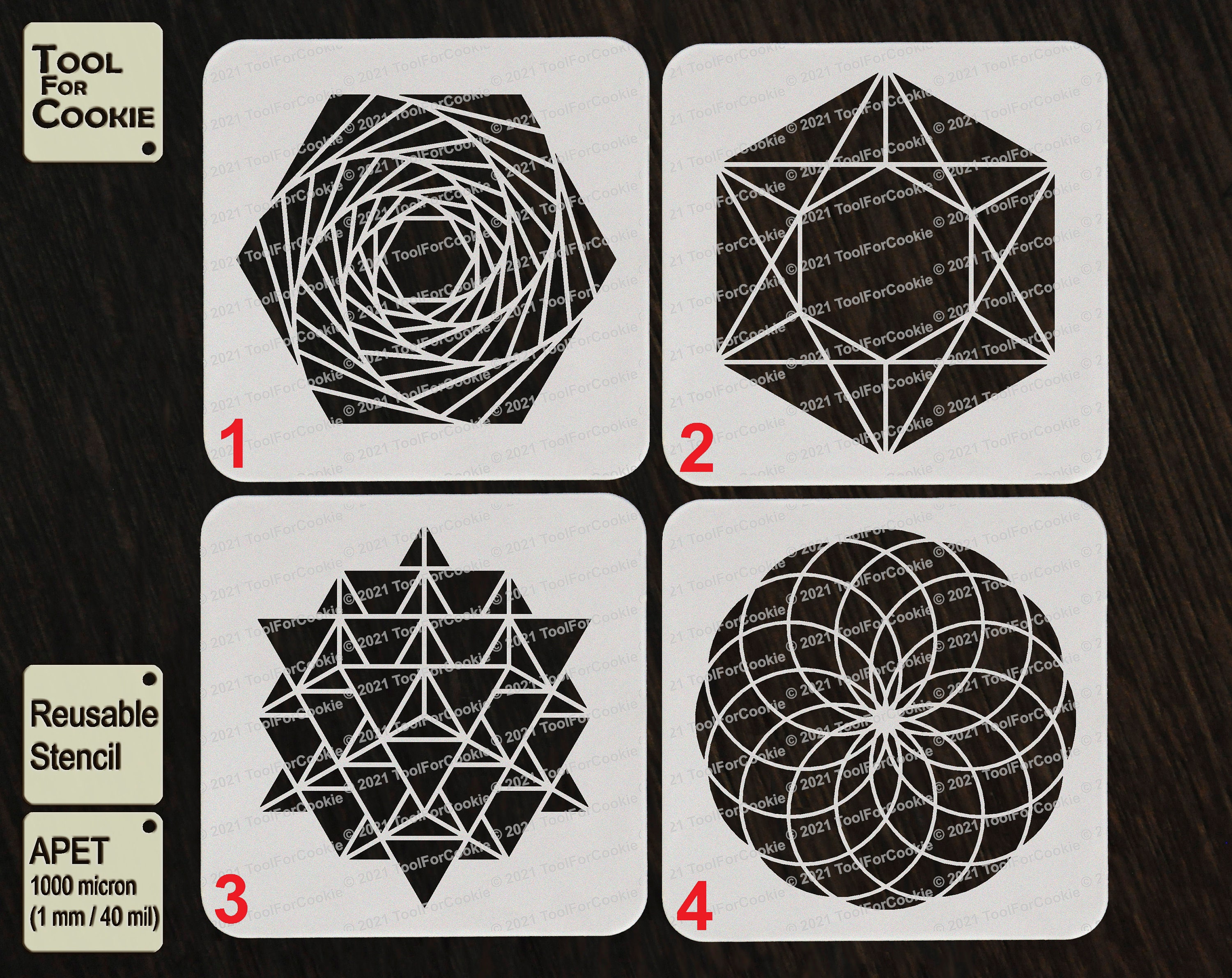 Sacred Geometry Stencil - Etsy, image size:3000x2383