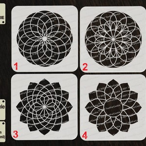 Mandala Art Stencils, Custom Stencil, Any Font, Any Design, Any Size, Stencils