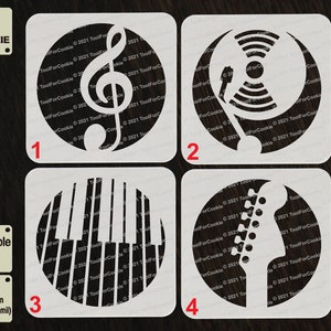 Musical Symbols Stencil