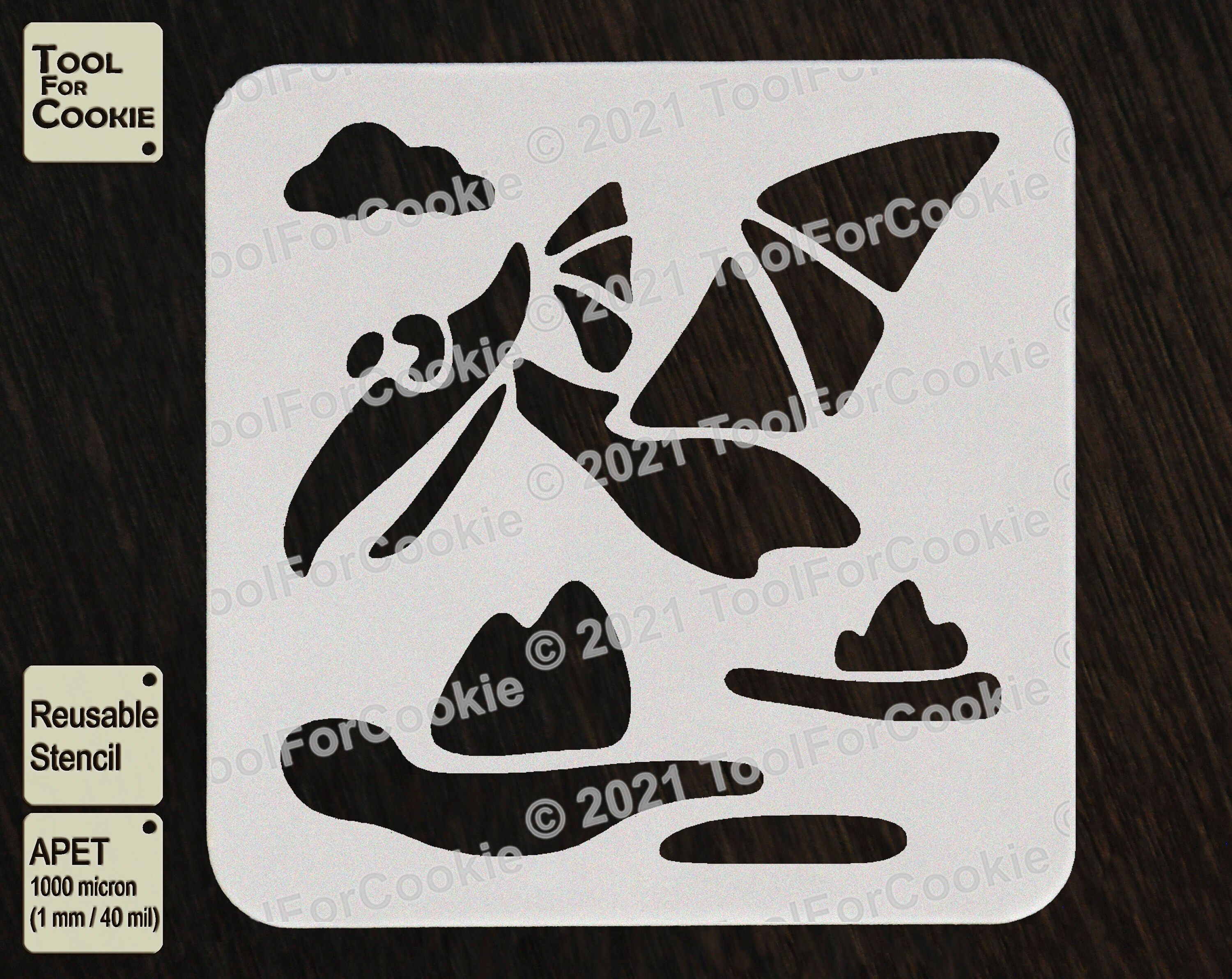  Foto zu Dinosaurier Schablone Dino Schablone 