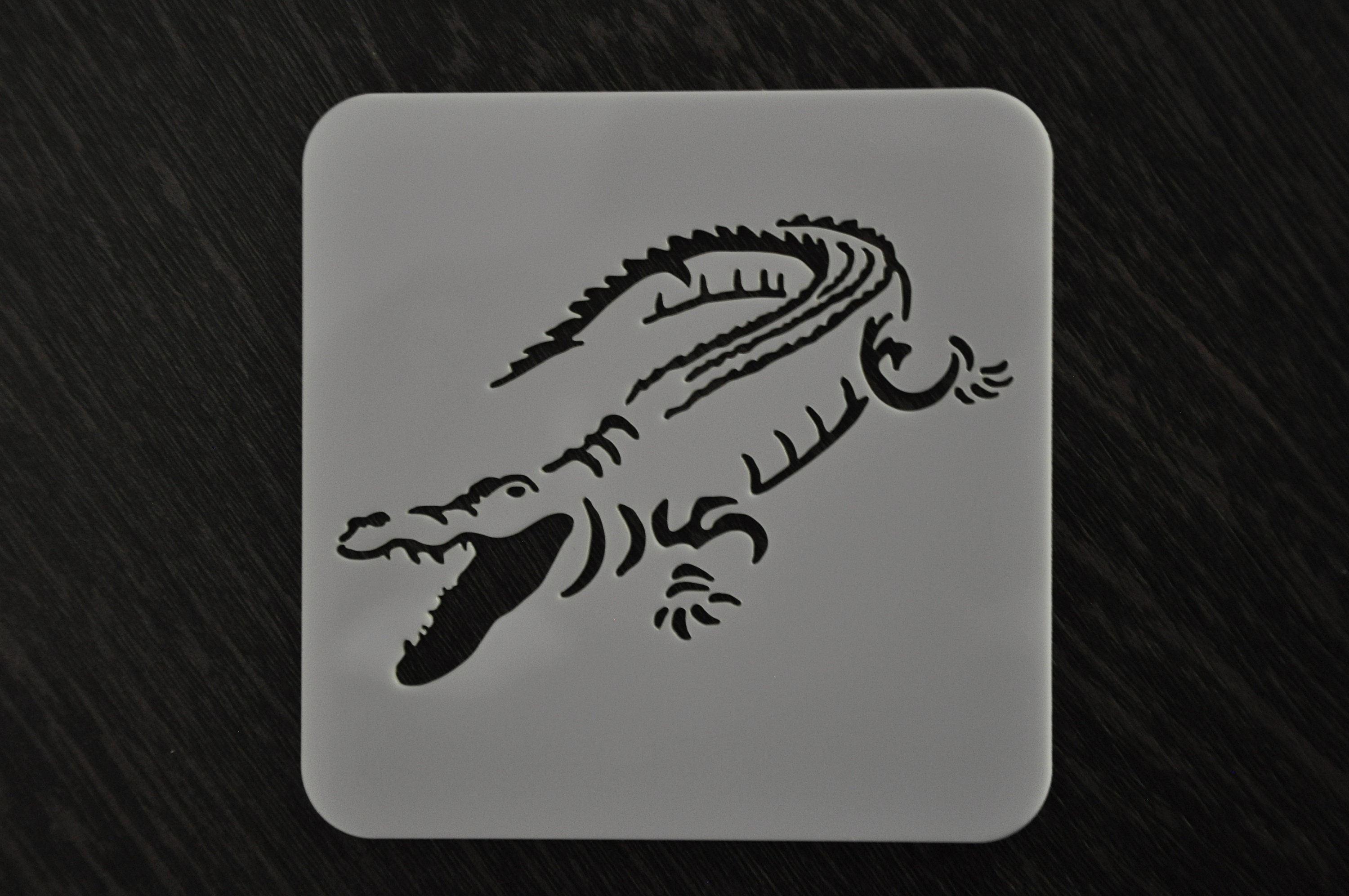 Crocodile Stencil Alligator Stencil Custom Stencil Any Etsy crocodile-stencil-alligator-stencil-custom-stencil-any-etsy
