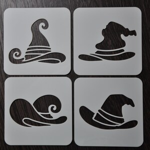 Witch&#39;s Hat Stencil, Halloween Stencil, Thanksgiving Stencil