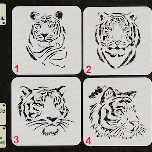 Tiger stencil, Custom Stencil, Any Font, Any Design, Any Size, Stencils