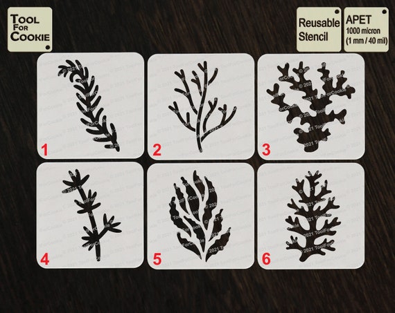 Coral Fence Stencil Printable