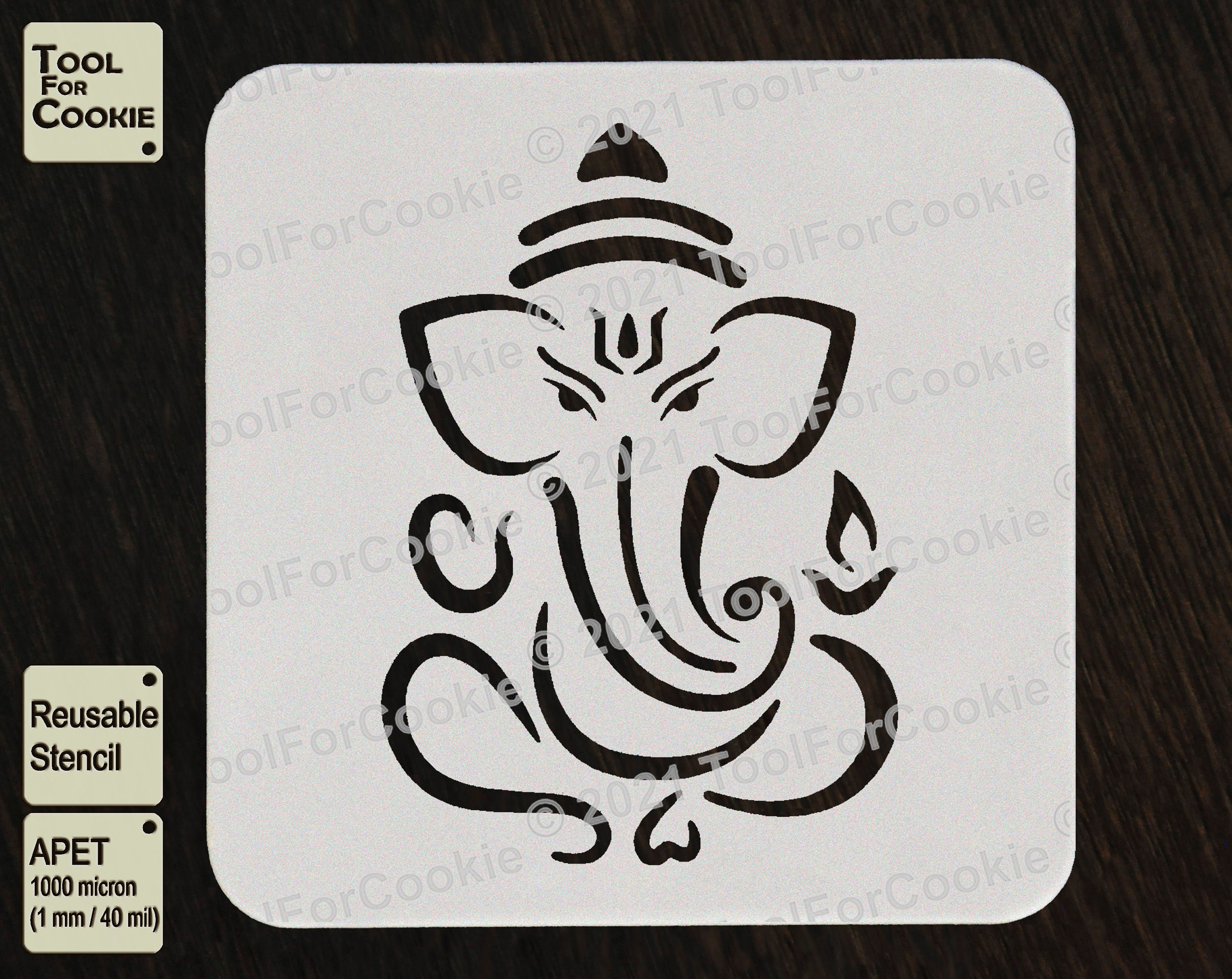 Ganesha Stencil | Etsy