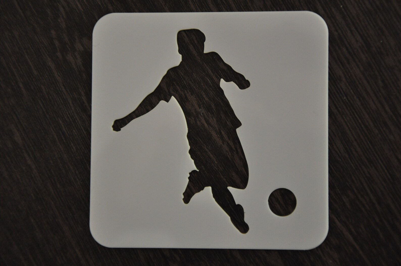 Soccer Player Stencil Football Stencil Custom Stencil Any - Etsy