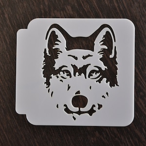 Wolf stencil, Custom Stencil, Stencils, Any Font, Any Design, Any Size