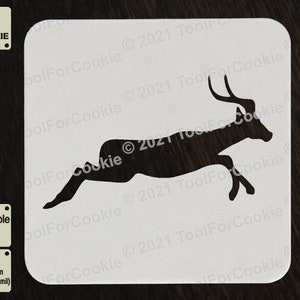 African Antelope Stencil - Etsy