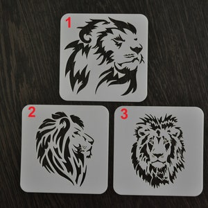 Lion stencil, Custom Stencil, Any Font, Any Design, Any Size, Stencils