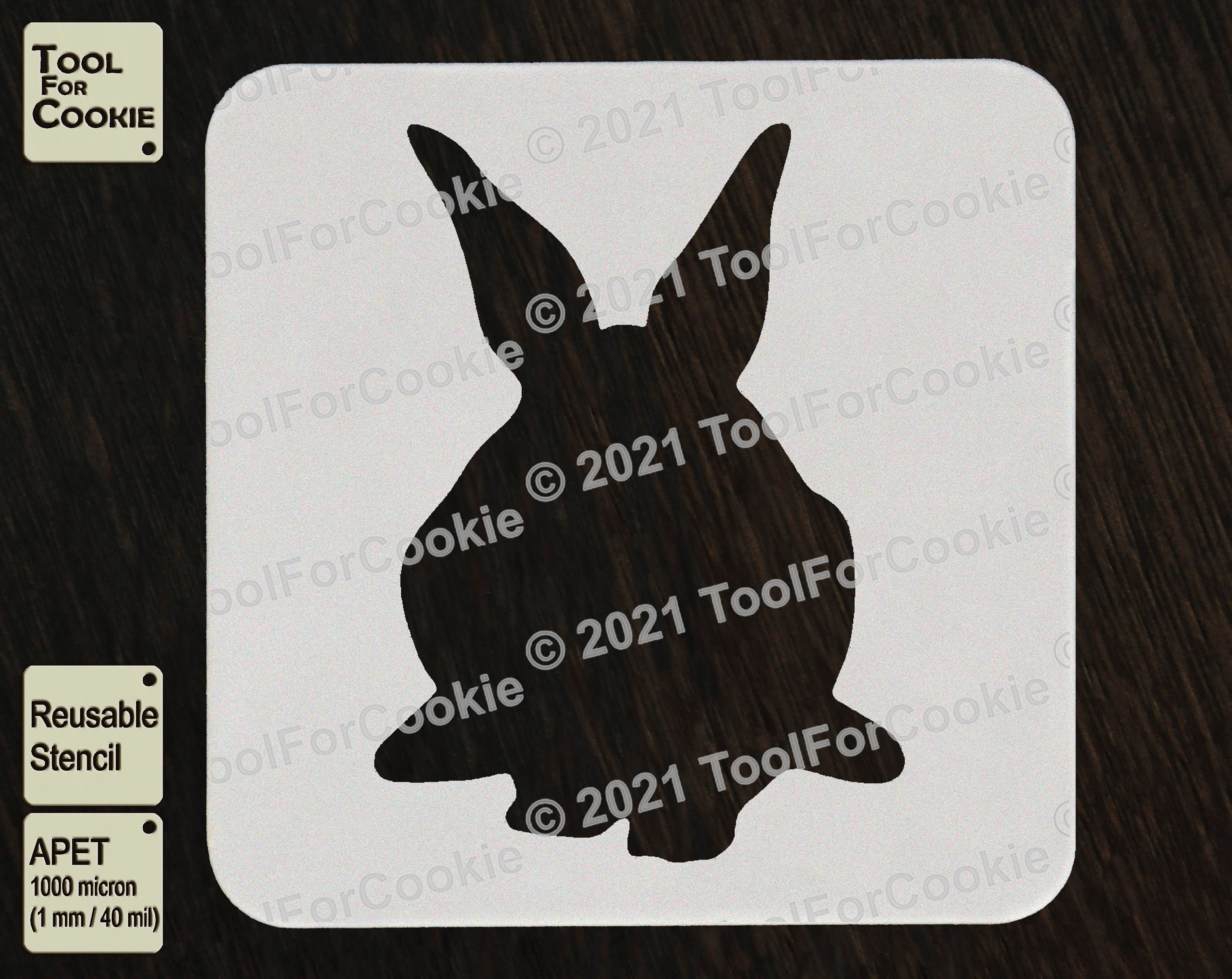 Bunny Stencil Rabbit Stencil - Etsy