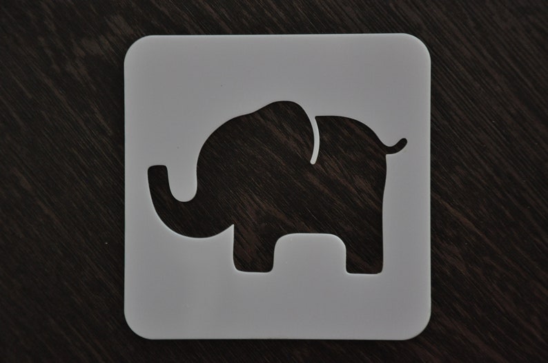 Elephant stencil Custom Stencil Any Font Any Design Any Etsy