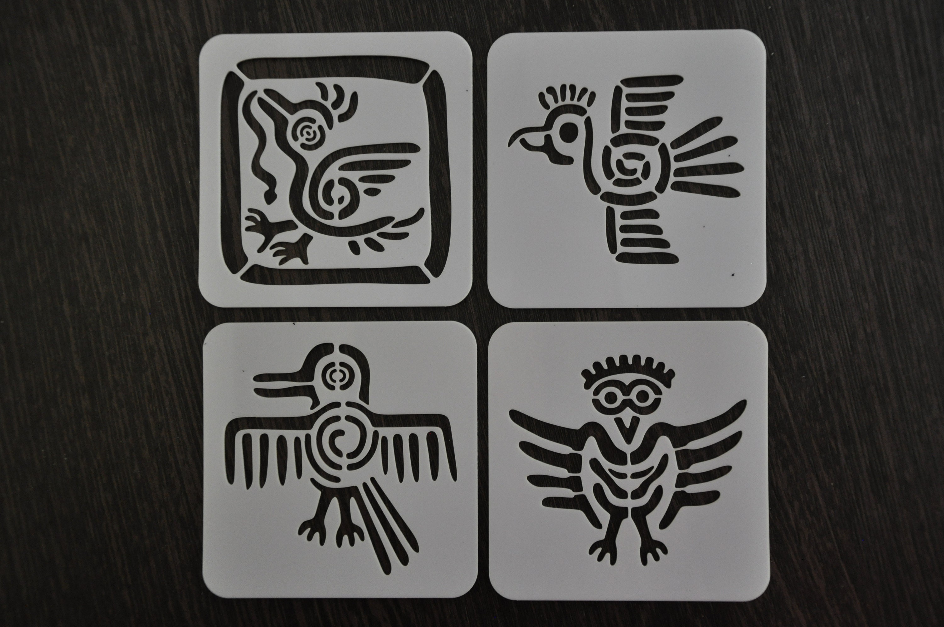 Mayan Stencil Aztec Symbols Stencil Custom Stencil Any Etsy UK