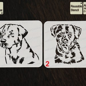 Labrador Dog Stencil, Custom Stencils - Any Font, Any Design, Any Size
