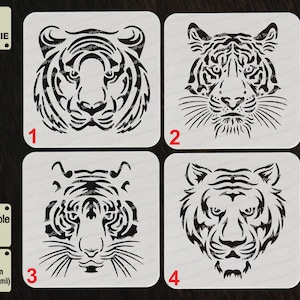 Tiger stencil, Custom Stencil, Any Font, Any Design, Any Size, Stencils