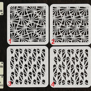 Decorative pattern reusable stencil