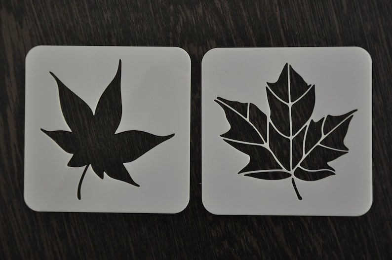 Maple Leaf Stencil Custom Stencil Leaf Stencil Stencils - Etsy