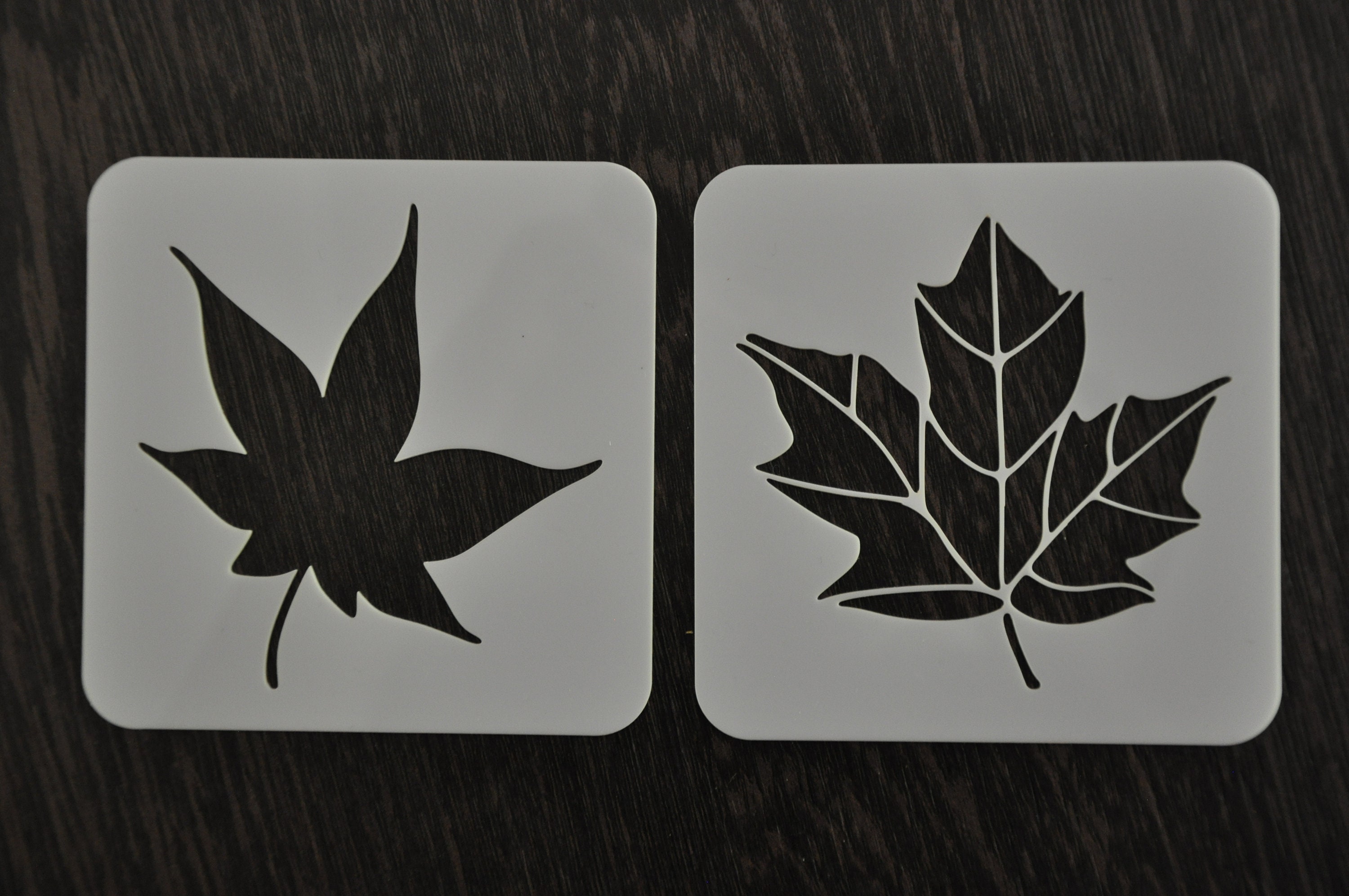 Maple Leaf Stencil Custom Stencil Leaf Stencil Stencils - Etsy UK