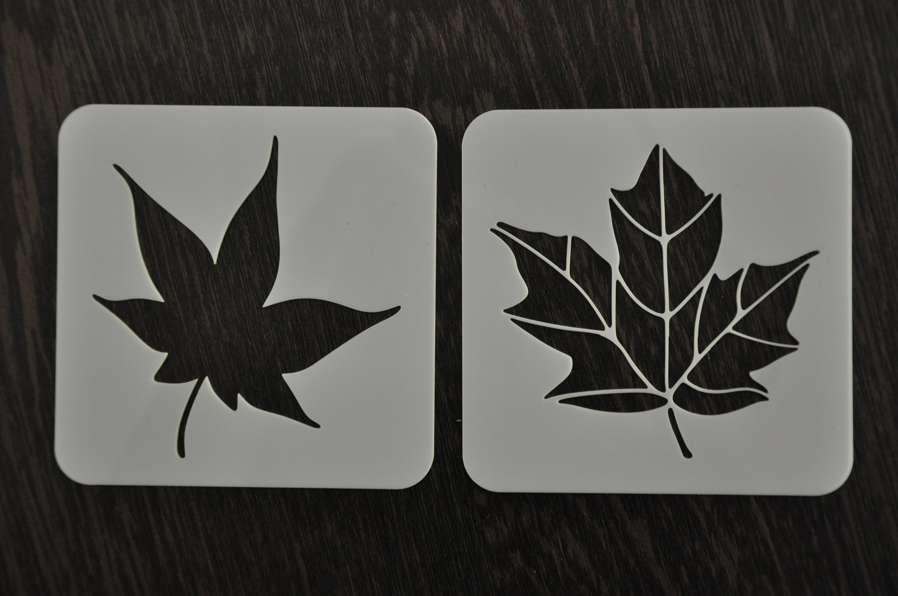 Maple Leaves Stencil