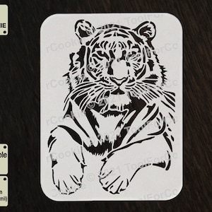 Tiger Stencil, Custom Stencil, Any Font, Any Design, Any Size, Stencils