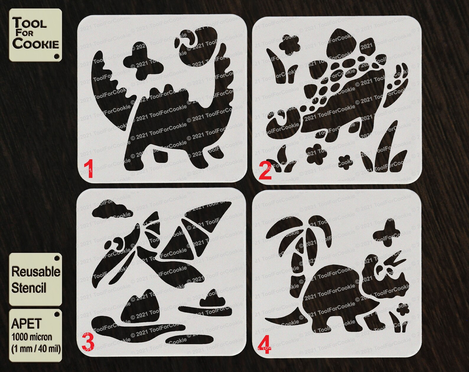  Foto zu Dinosaurier Schablone Dino Schablone - Etsy.de 