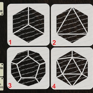 Polyhedral Dice Stencil