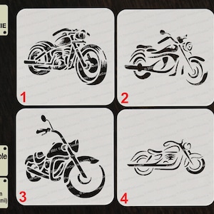 Motorcycle Stencil