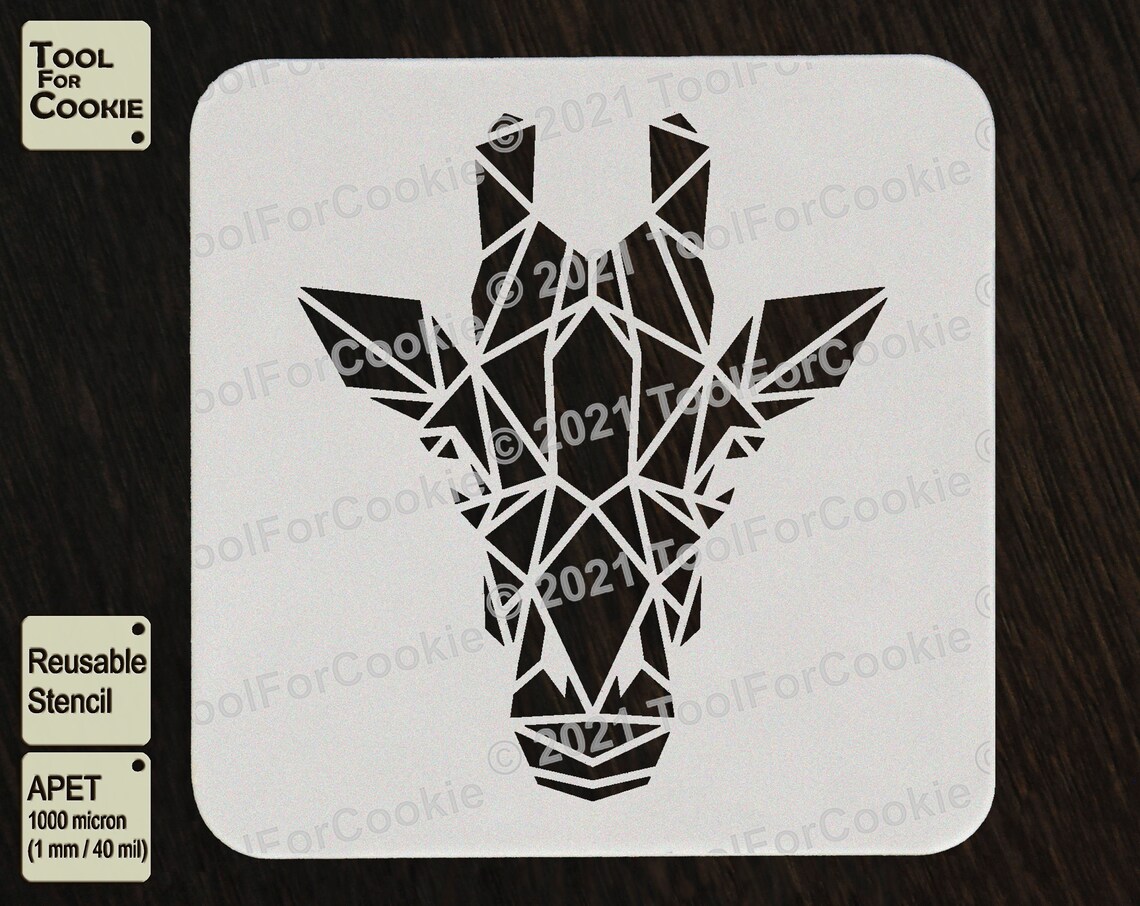 African Animals Stencil Etsy