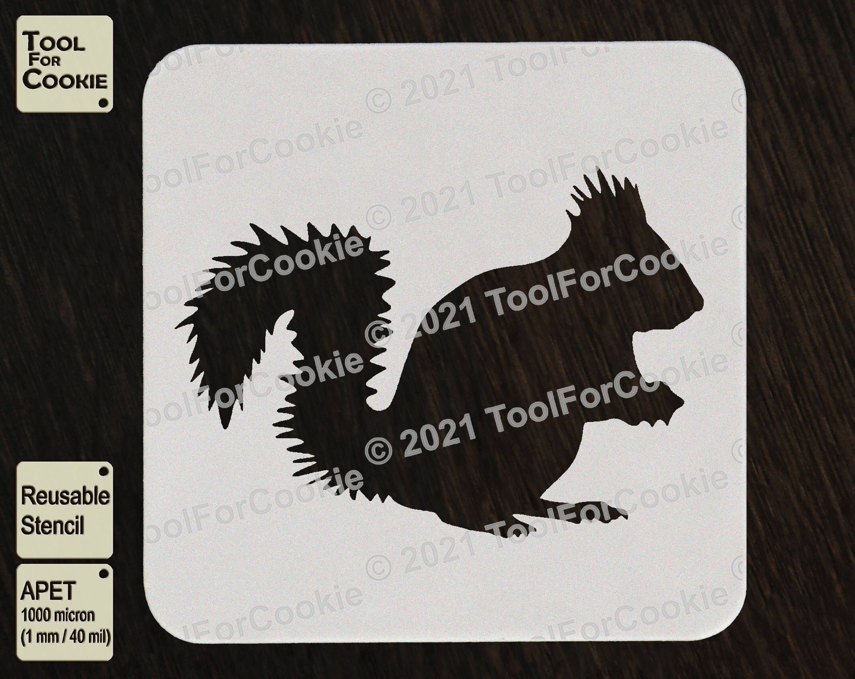 Squirrel Stencil - Etsy