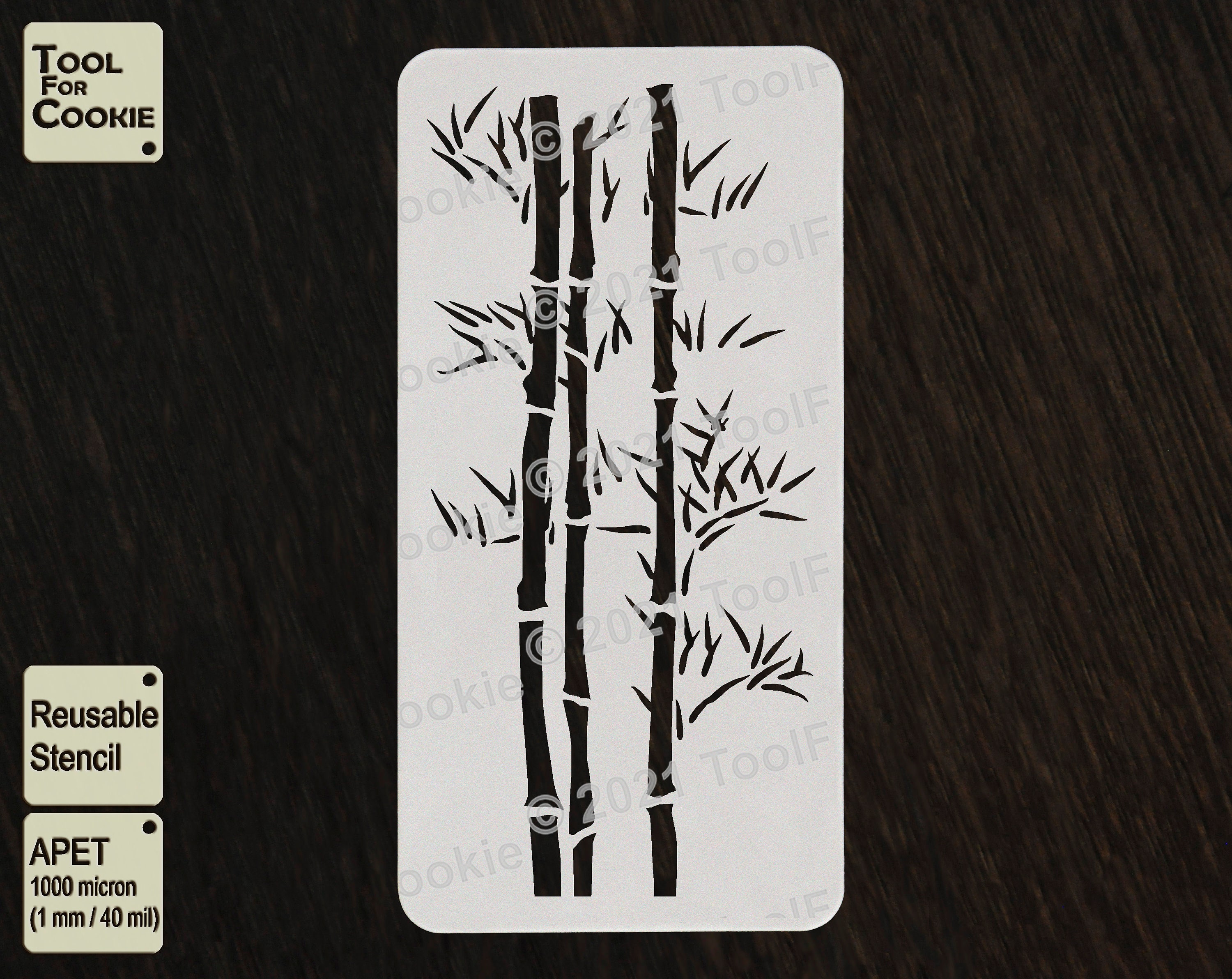 Bamboo Stencil Bamboo Pattern Stencil Custom Stencil Any - Etsy Australia