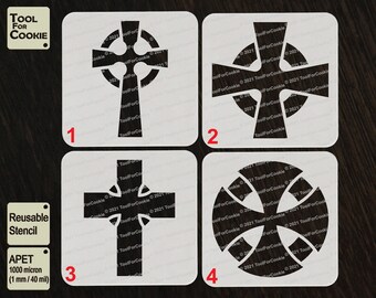 Celtic Cross Stencil - Etsy