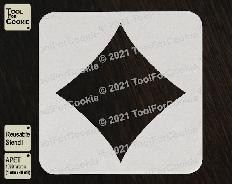 Playing Card Suit Stencil image 4