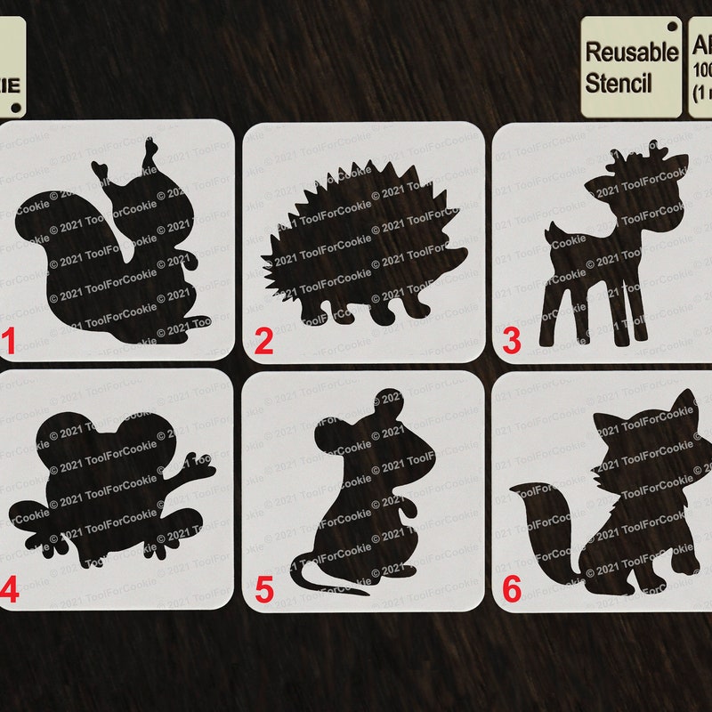 Animal Stencils - Etsy