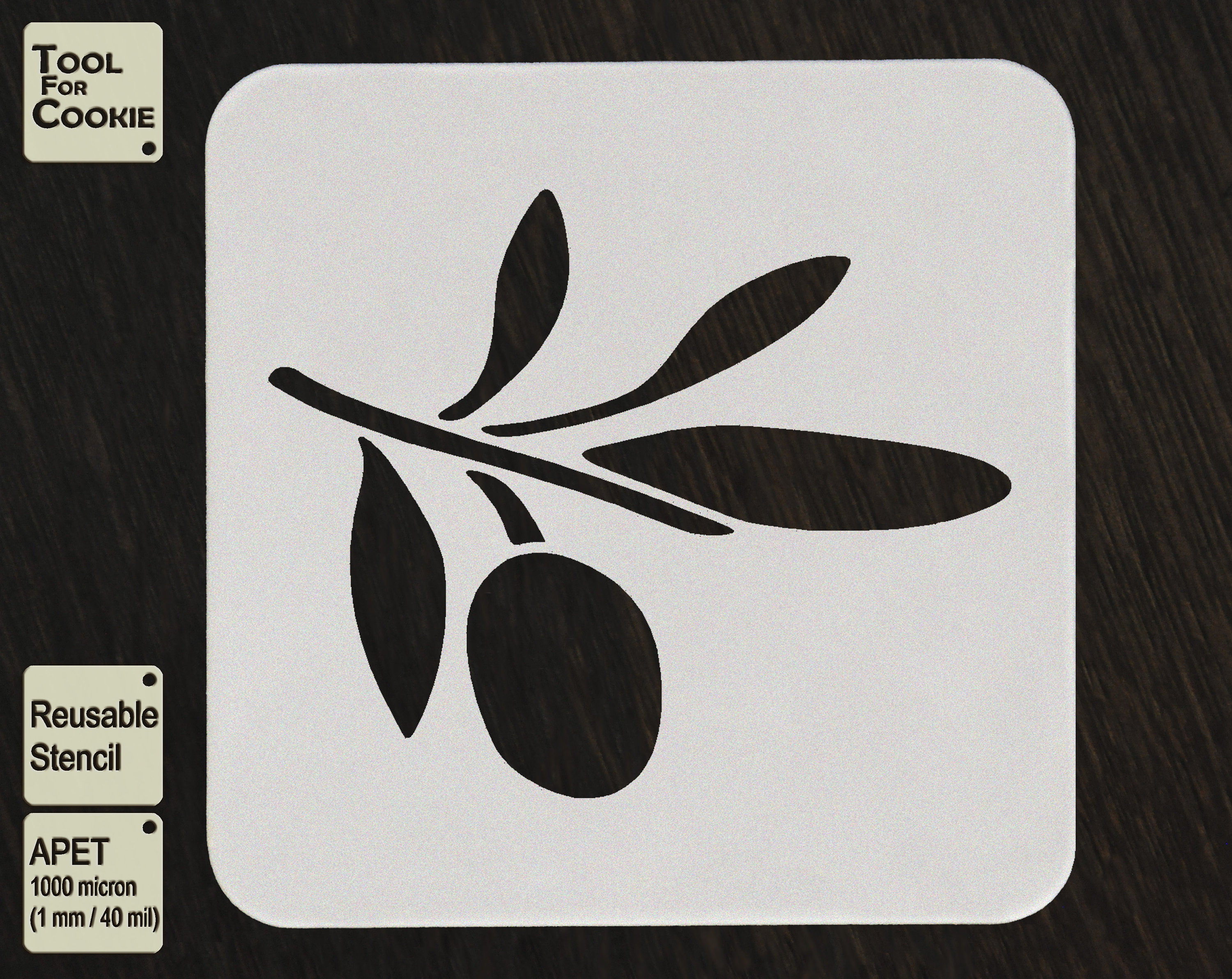 Olive Leaf Stencil, Olive Branch Stencil, Olive Stencil - Etsy