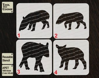 Tapir Stencil