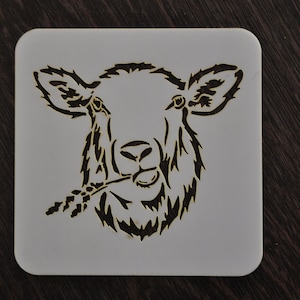 Plantilla de oveja, plantilla personalizada, cualquier fuente, cualquier diseño, cualquier tamaño, plantillas