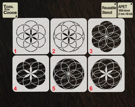 Seed of Life Stencil - Etsy