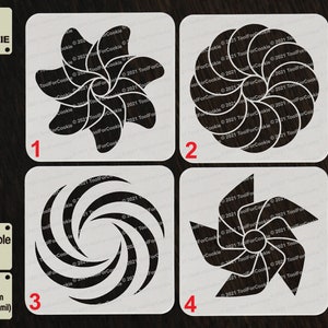 Pinwheel Stencil