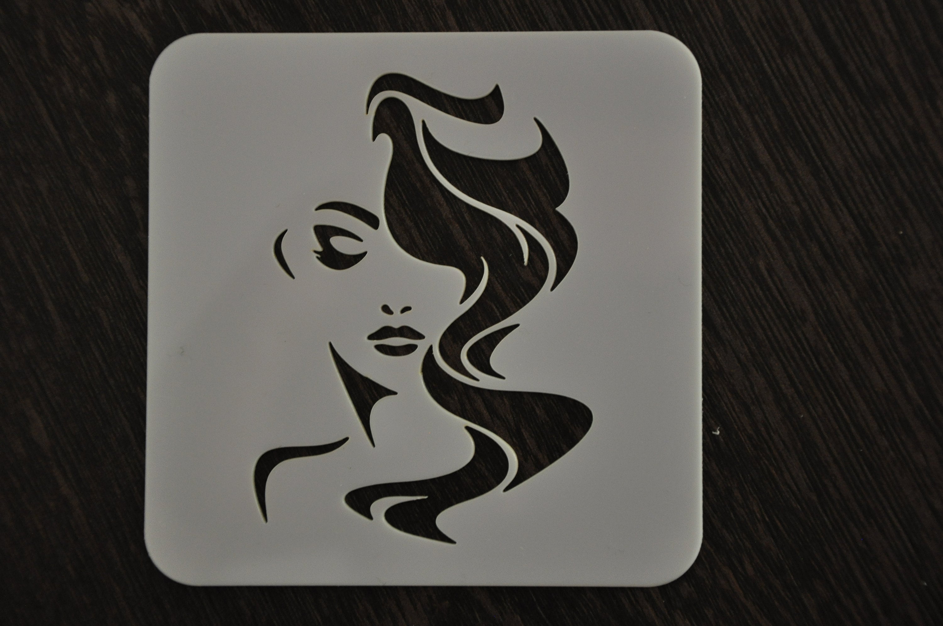 Women Stencil Woman's Face Stencil Custom Stencil Any Etsy