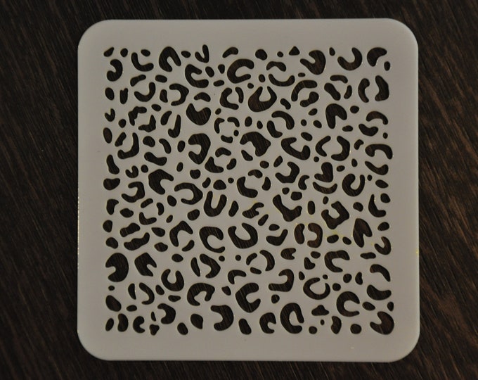 Leopard Print Stencil Leopard Stencil, Leopard Print Stencil, Cheetah ...