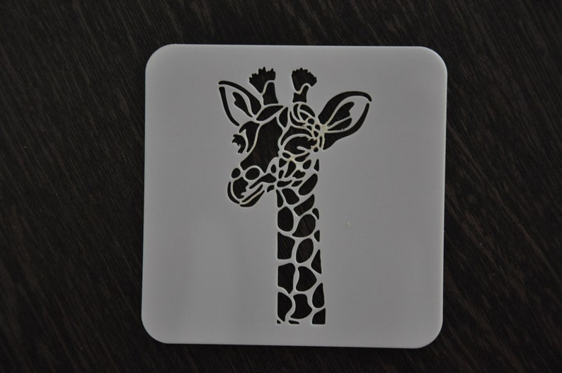 Giraffe Stencil Custom Stencil Any Font Any Design Etsy UK
