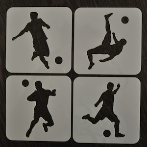 Soccer Player Stencil, Football Stencil, Custom Stencil, Any Font, Any Design, Any Size, Stencils