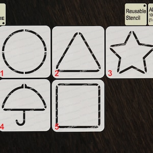 Geometric Shapes Stencils