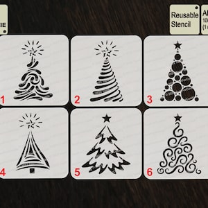Christmas Tree Stencil, Spruce Stencil