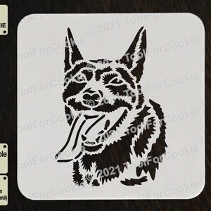 Blue Heeler Stencil, Dog Stencil, Animal Stencil, Custom Stencil, Any Font, Any Design, Any Size, Stencils