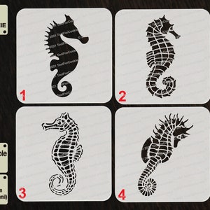 Sjöhästschablon, Hippocampus-schablon