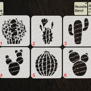 Plantilla de cactus, plantilla personalizada, cualquier fuente, cualquier diseño, cualquier tamaño, plantillas