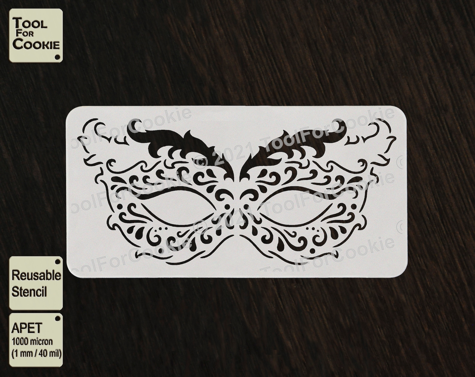 Carnival Mask Stencil Masquerade Mask Stencil Etsy