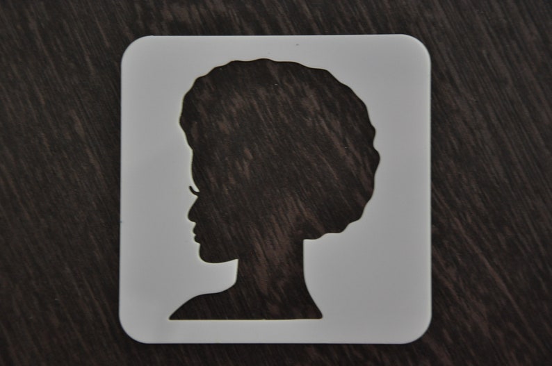 Women Stencil Woman's Face Stencil Custom Stencil Any Etsy